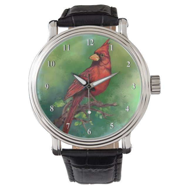 Northern Red Cardinal Bird Watch (Front)