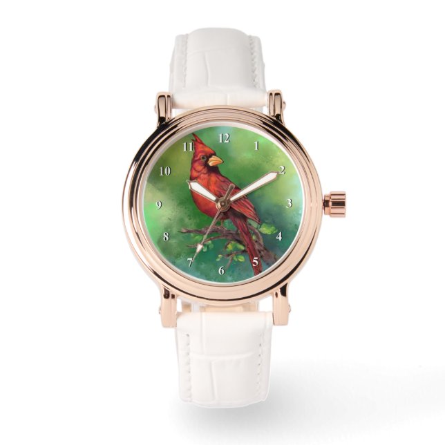 Northern Red Cardinal Watch (Front)