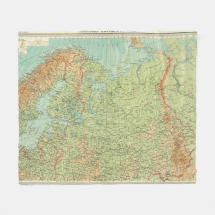 Northern Russia & Finland Fleece Blanket