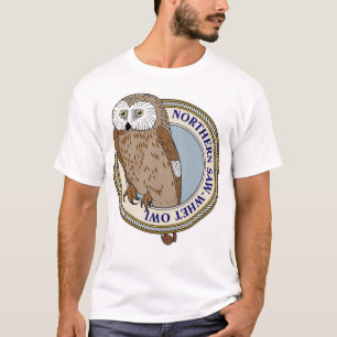 Northern Saw-Whet Owl-M T-Shirt