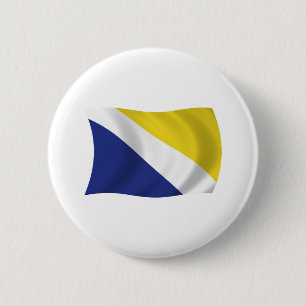 Northern Schleswig Flag Button