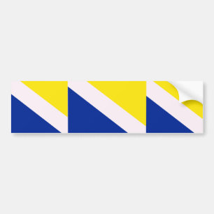 Northern Schleswig, Greenland flag Bumper Sticker
