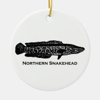 Northern Snakehead Ceramic Tree Decoration