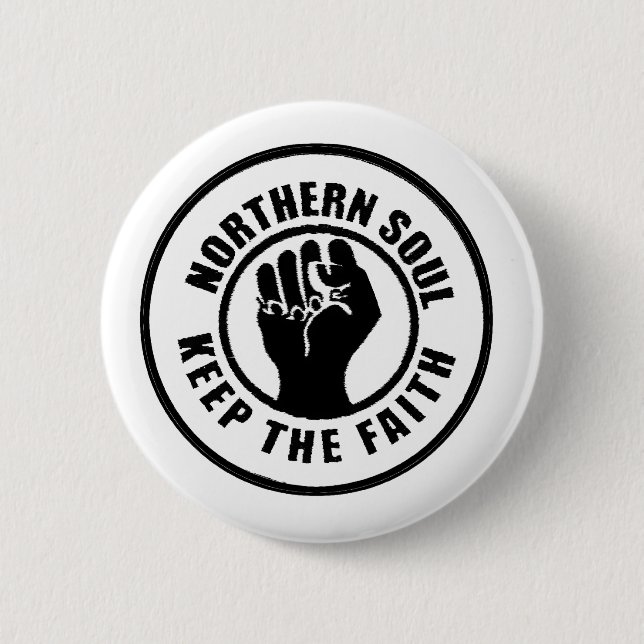 Northern Soul 6 Cm Round Badge (Front)
