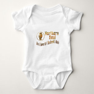 Northern Soul. Do I Love It - Gold Baby Bodysuit