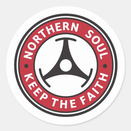 Northern Soul: Keep the Faith Classic Round Sticker | Zazzle.co.uk