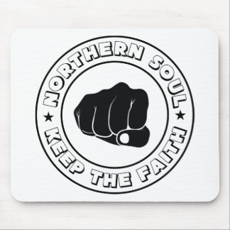 NORTHERN SOUL - KEEP THE FAITH DESIGN.png Mouse Mat