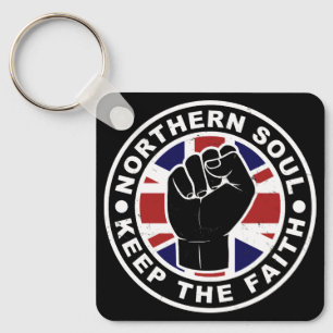 Northern Soul - Keep The Faith Key Ring