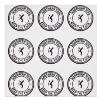 Northern Soul Keep The Faith Slogans & Dancer