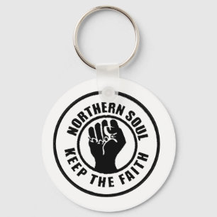Northern Soul Key Ring