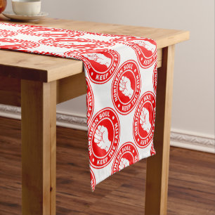 northern soul Logo Red Short Table Runner