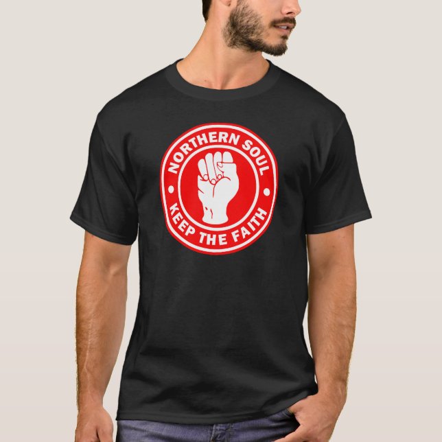 northern soul Logo Red T-Shirt (Front)