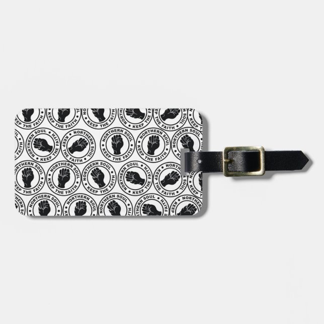 Northern Soul Mini Luggage Tag (Front Horizontal)