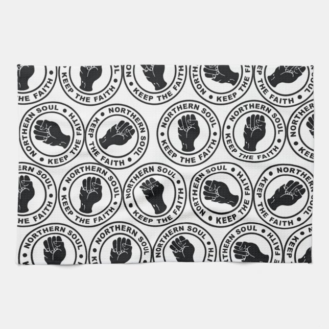 Northern Soul Mini Tea Towel (Horizontal)