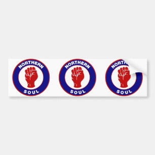 Northern Soul Mod target design Bumper Sticker