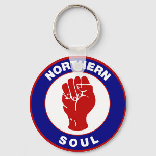 Northern Soul Mod target design Key Ring