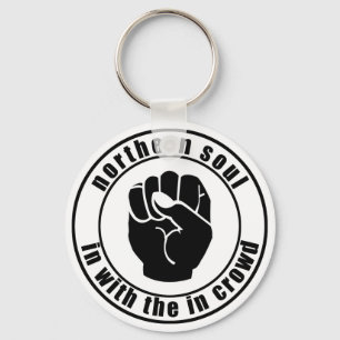 Northern Soul Patch In Crowd Keychain