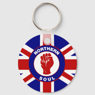 Northern Soul Union jack Key Ring