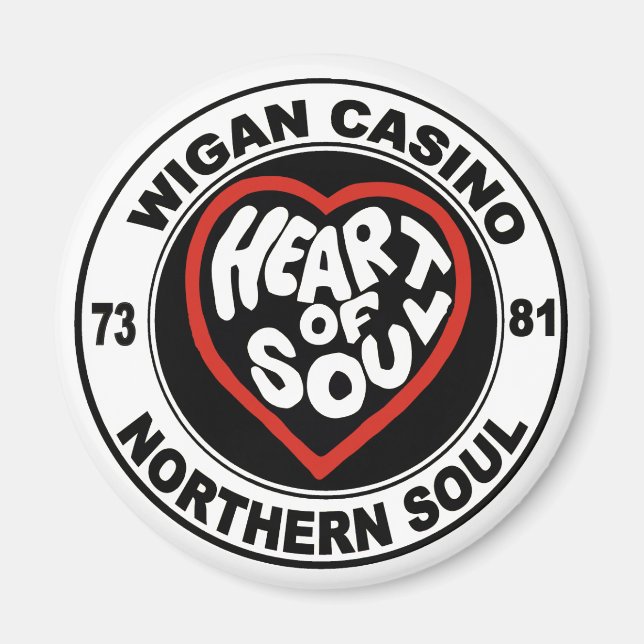 Northern soul Wigan Casino Magnet (Front)