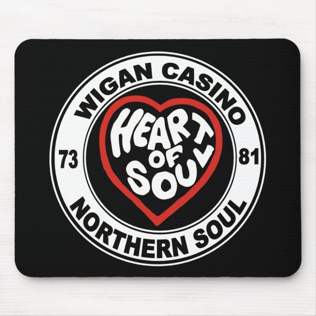 Northern soul Wigan Casino Mouse Mat (Front)