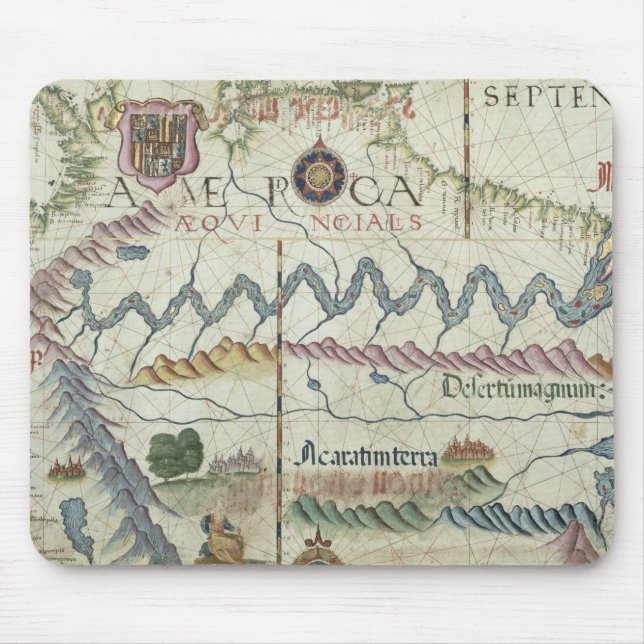 Northern South America, detail from world Mouse Mat (Front)