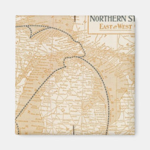 Northern Steamship Company map Magnet