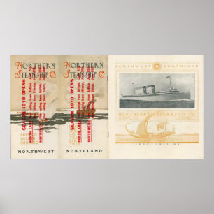 Northern Steamship Company Poster