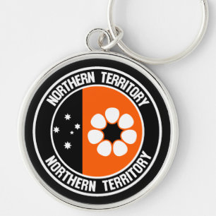 Northern Territory Round Emblem Key Ring