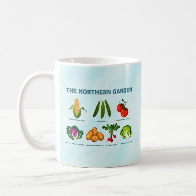 Northern Vegetable Garden Coffee Mug (Left)
