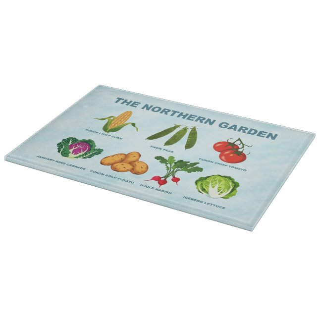Northern Vegetable Garden Cutting Board (Corner)