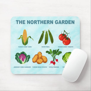 Northern Vegetable Garden Mouse Mat