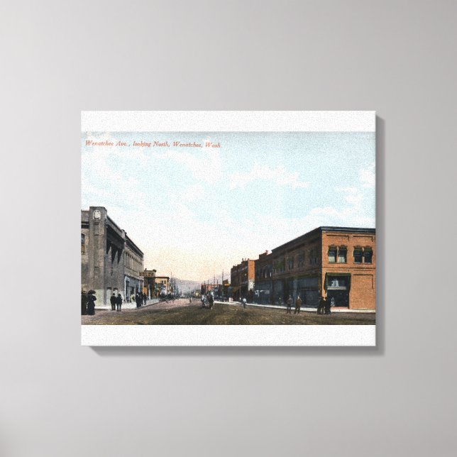 Northern View from Wenatchee Avenue Canvas Print (Front)