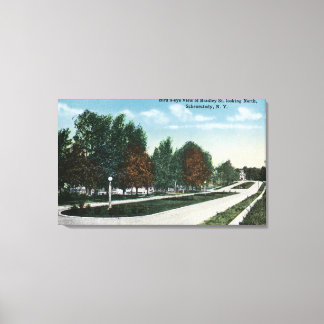 Northern View of Bradley Street Canvas Print