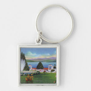 Northern View of Lake from Ft. William Henry Key Ring