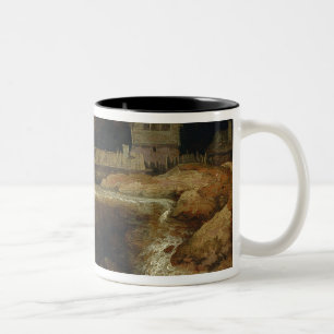 Northern Waterfall Two-Tone Coffee Mug