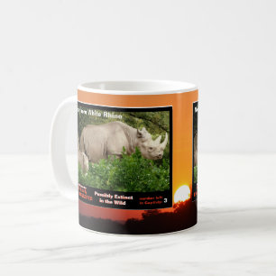 Northern White Rhino is an endangered species - Coffee Mug