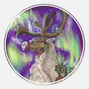 Northern Wonders~sticker Classic Round Sticker