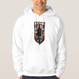 Northmen Viking Warrior Norwegian Flag Hoodie