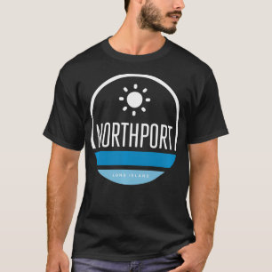Northport Long Island NY Beach Graphic T-Shirt