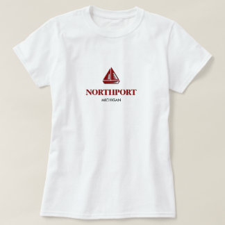 NORTHPORT, MICHIGAN - Ladies Baby Doll T-Shirt