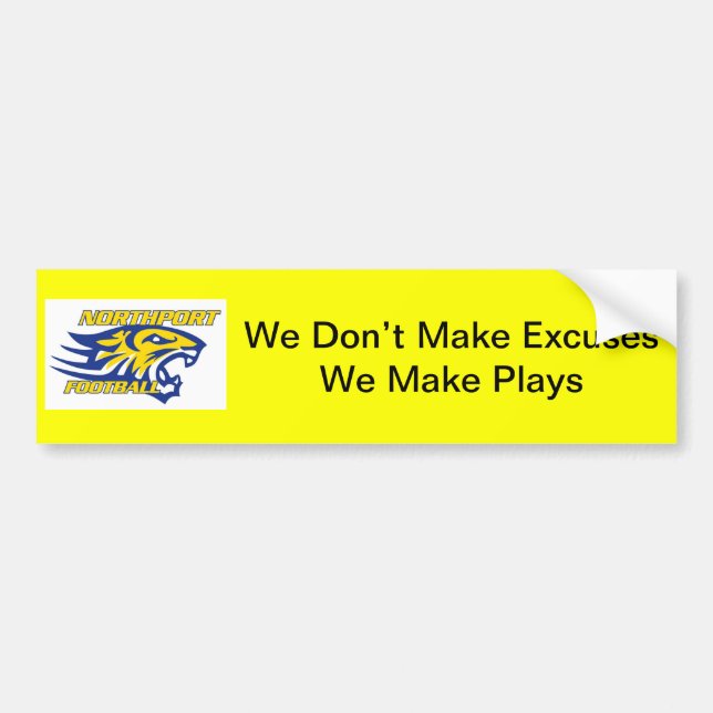 Northport Youth Football Club Bumper Sticker (Front)