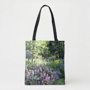 Northside Cottage Spring Rock Garden Tote Bag