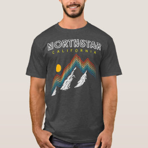 Northstar California   Ski Resort 1980s Retro T-Shirt