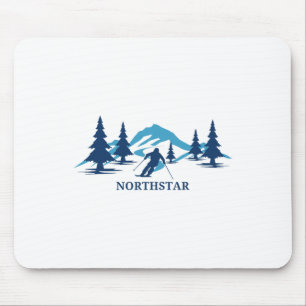 Northstar California Ski Resort Skiing Skier Mouse Mat