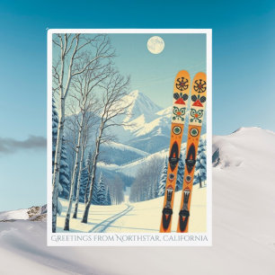 Northstar California ski vacation Postcard