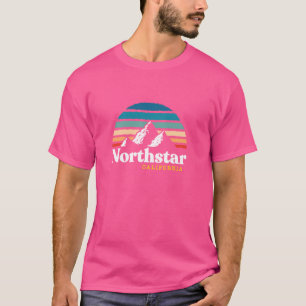 Northstar, California - USA Ski Resort 1980s Retro T-Shirt