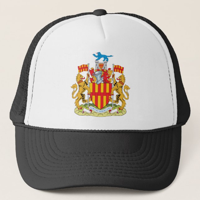 Northumberland Coat of Arms Trucker Hat (Front)