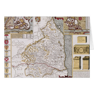 Northumberland, engraved by Jodocus Hondius