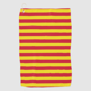 Northumberland flag stripes england symbol lines r golf towel
