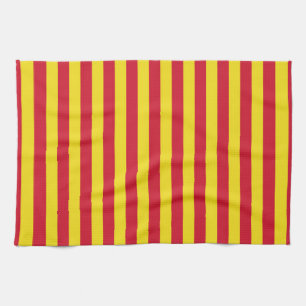 Northumberland flag stripes england symbol lines r tea towel